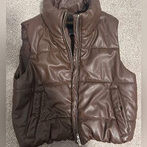 Columbia Chocolate Brown Puffer Vest